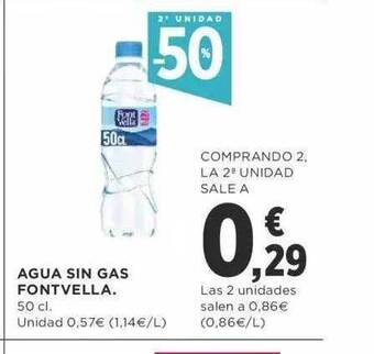 Supercor Exprés 2a unidad -50% agua sin gas font vella oferta
