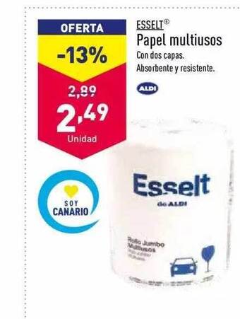 ALDI Esselt papel multiusos oferta