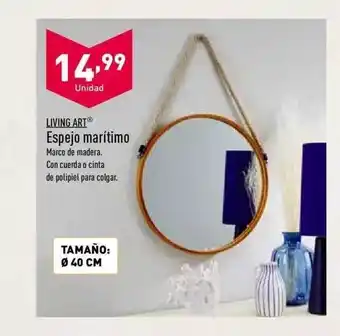 ALDI Living art espejo marítimo oferta