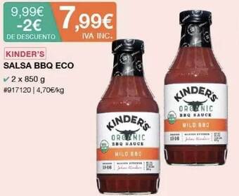 Costco Kinder's salsa bbq eco oferta