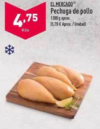 ALDI El mercado pechuga de pollo oferta
