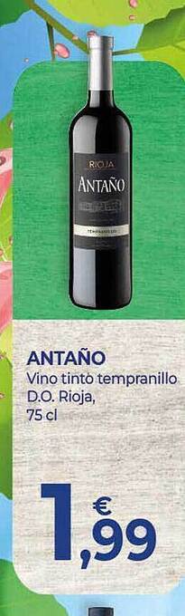 CashDiplo Antaño vino tinto tempranillo d.o. rioja oferta