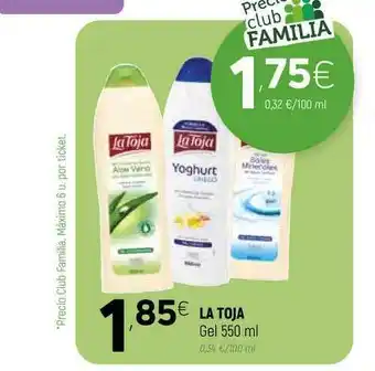 Coviran LA TOJA Gel 550ml oferta
