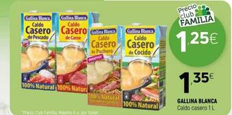 Coviran GALLINA BLANCA Caldo casero 1L oferta
