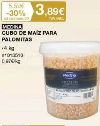 Costco MEDINA CUBO DE MAÍZ PARA PALOMITAS 4kg oferta