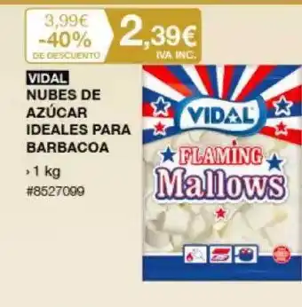 Costco VIDAL NUBES DE AZÚCAR IDEALES PARA BARBACOA 1kg oferta