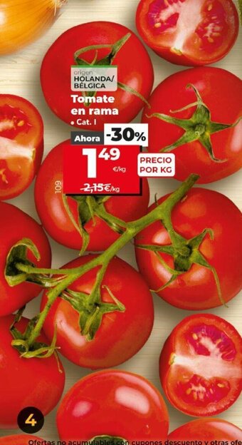 Dia Tomate En Rama oferta