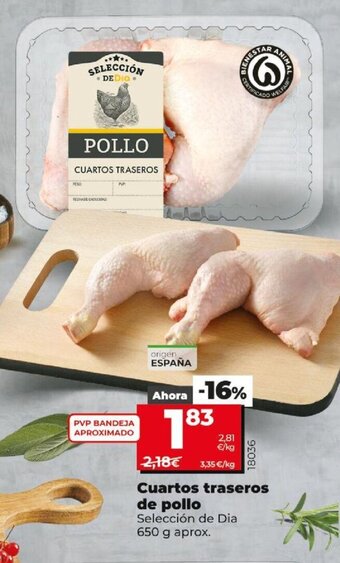 Dia Cuartos Traseros de Pollo oferta