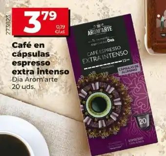 Dia Dia Arom'Arte Café En Cápsulas Espresso Extra Intenso oferta
