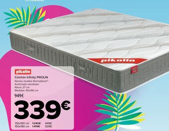 Carrefour Colchón infinity pikolin oferta