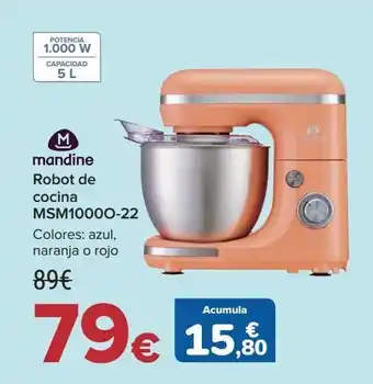 Carrefour Mandine robot de cocina msm1000o-22 oferta