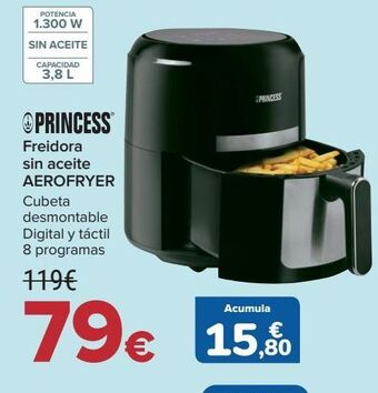Carrefour Princess freidora sin aceite aerofryer oferta