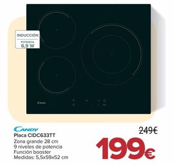 Carrefour Candy placa cidc633tt oferta