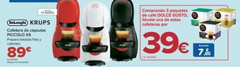 Carrefour Delonghi krups cafetera de cápsulas piccolo xs oferta