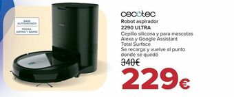 Carrefour Cecotec robot aspirador 2290 ultra oferta