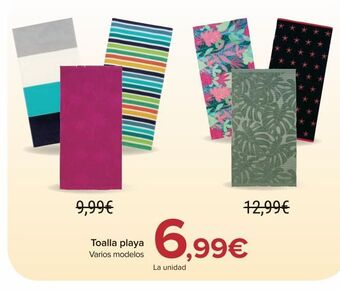 Carrefour Toalla playa oferta