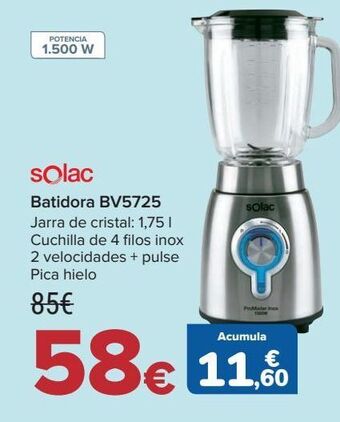 Carrefour Solac batidora bv5725 oferta