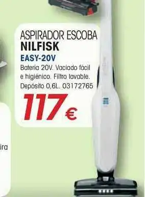 ASPIRADOR ESCOBA NILFISK EASY-20V