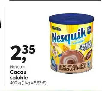 Suma Supermercados Nestle Nesquik Cacau Soluble 400g oferta