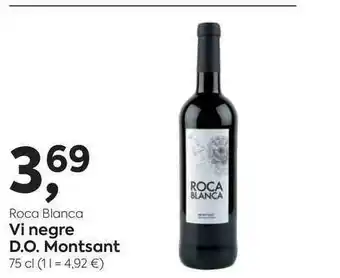 Suma Supermercados Roca Blanca Vi Negre D.O. Montsant 75cl oferta