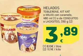 HiperDino Helados oferta