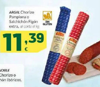 HiperDino Argal Chorizo Pamplona O Salchichón Figón oferta