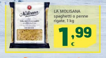 HiperDino La Molisana Spaghetti O Penne Rigate oferta