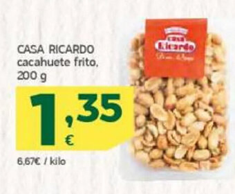 HiperDino Casa Ricardo cacahuete Frito oferta