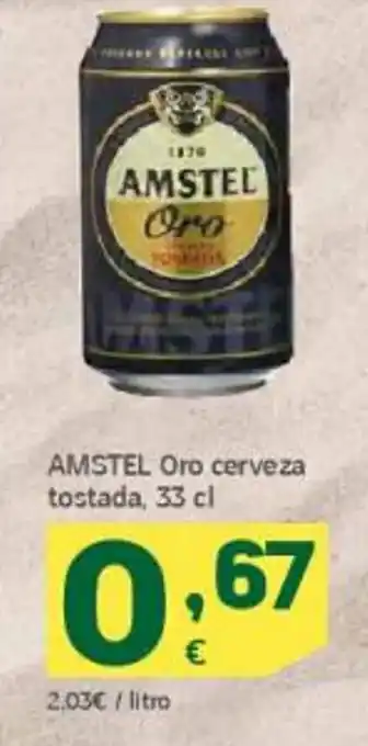 HiperDino Amstel Oro Cerveza oferta