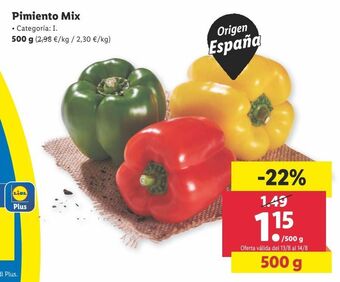 Lidl Pimientos oferta