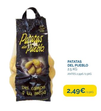 Supermercados La Despensa Patatas del Pueblo oferta