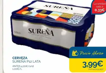 Cash Ecofamilia Sureña P12 Lata Cerveza oferta
