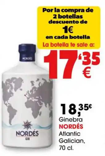 TOP Cash & Carry Nordes Ginebra Atlantic Galician 70cl oferta
