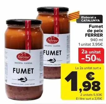 Carrefour Caldo de fumet de peix ferrer oferta
