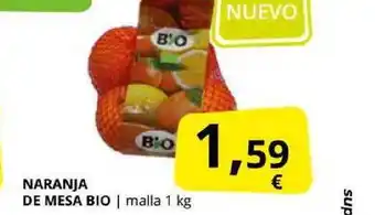 Supermercados MAS NARANJA DE MESA BIO 1kg oferta