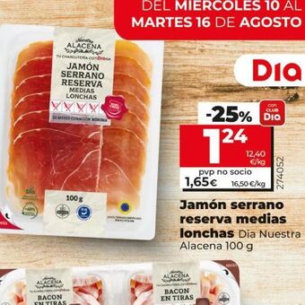 Dia Jamón serrano oferta