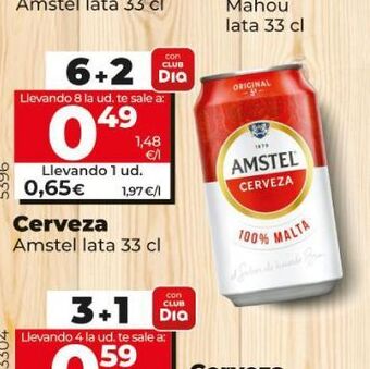 Dia Cerveza amstel oferta