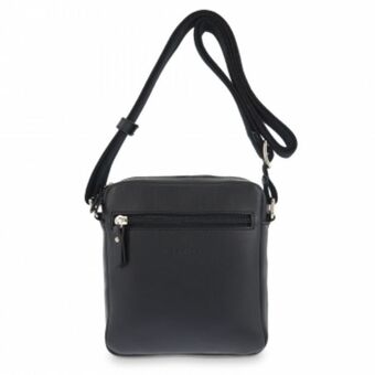 El Potro Bolso bandolera hombre en piel vacuno color negro - box oferta