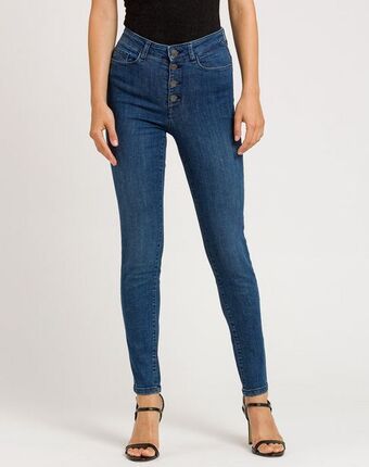 Naf Naf Pantalón vaquero pitillo color denim oferta