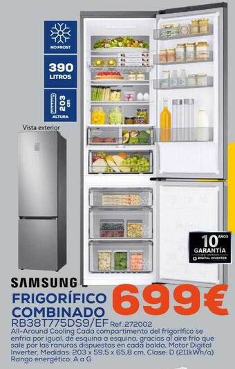 Tiendas Electrón Samsung frigorífico combinado oferta