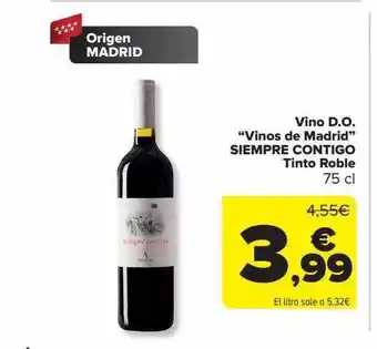 Carrefour Siempre contigo tinto roble oferta