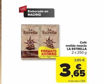 Carrefour Café molido mezcla la estrella oferta