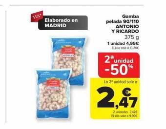 Carrefour Gamba pelada 90-110 antonio y ricardo oferta