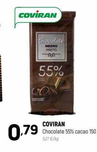 Coviran Coviran chocolate 55% cacao oferta