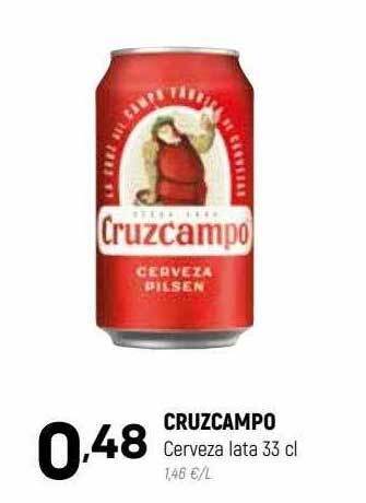 Coviran Cruzcampo cerveza lata oferta