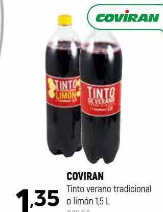 Coviran Coviran tinto verano tradicional o limón oferta