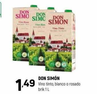 Coviran Don simón vino tinto blanco o rosado oferta