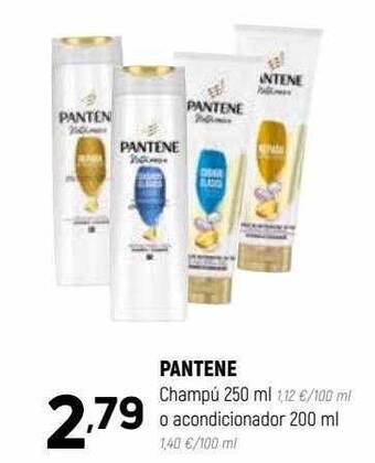 Coviran Pantene champú o acondicionador oferta