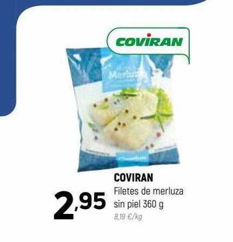 Coviran Coviran filetes de merluza sin piel oferta