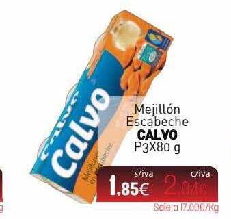 Cuevas Cash Mejillón escabeche calvo oferta
